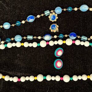 2 Beaded Jewelry Sets for Women Vintage Wearable